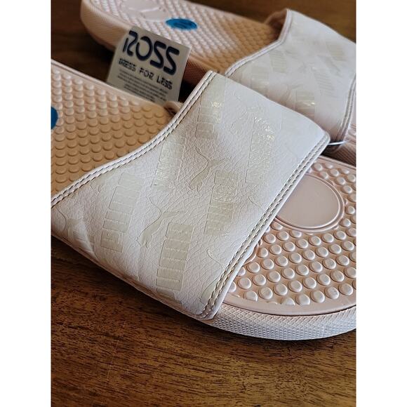 PUMA Women's Slides Size 10 Pale Pink - Picture 3 of 4
